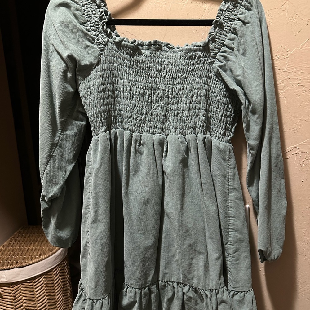 American Eagle Outfitters Dress - Sage Green